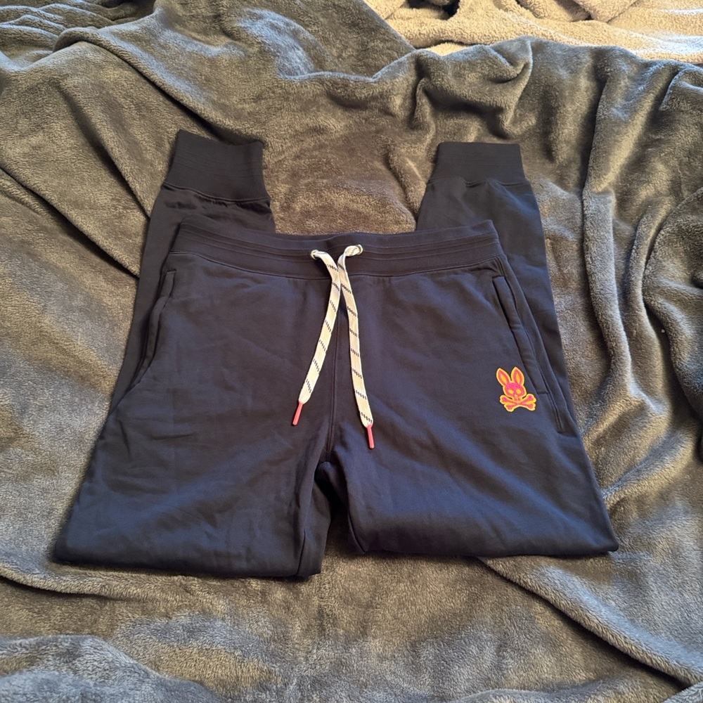 Psycho Bunny Blue Apparel with Iconic Logo